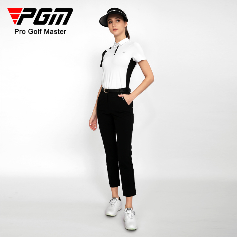 Áo thun golf nữ ngắn tay thể thao thoáng khí nhanh khô — Yf551-màu xanh lá cây, YF551-màu trắng, KUZ149-Màu đen, KUZ149-màu trắng