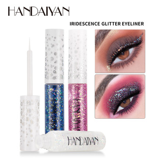 handaiyan Flash Broken Diamond Ice Liquid Eye Shadow Super Flash Pearlescent Phantom Eye Shadow Liquid Stage Cross-border Performance