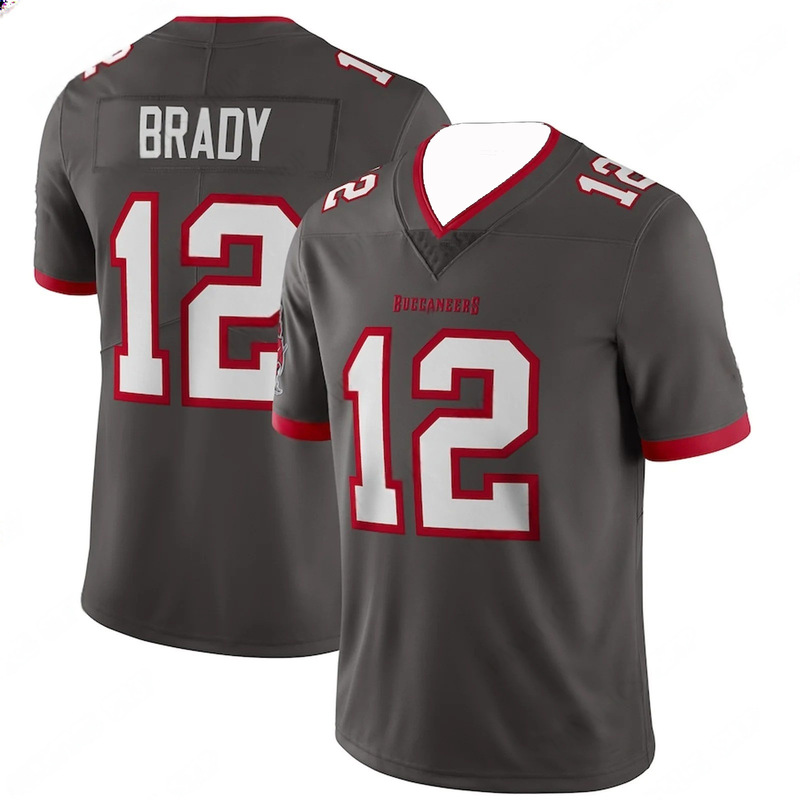 2025 Latest Summer Tom Brady Tampa Bay Buccaneers # 12 Training Jersey Rugby T-Shirt