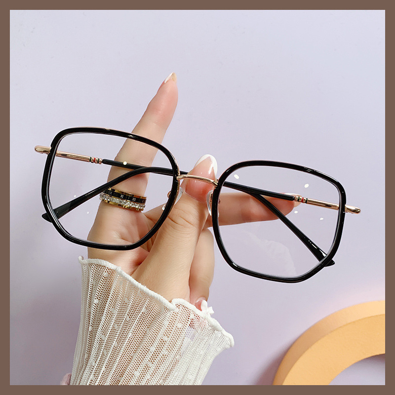 Bright Black Gold Frame