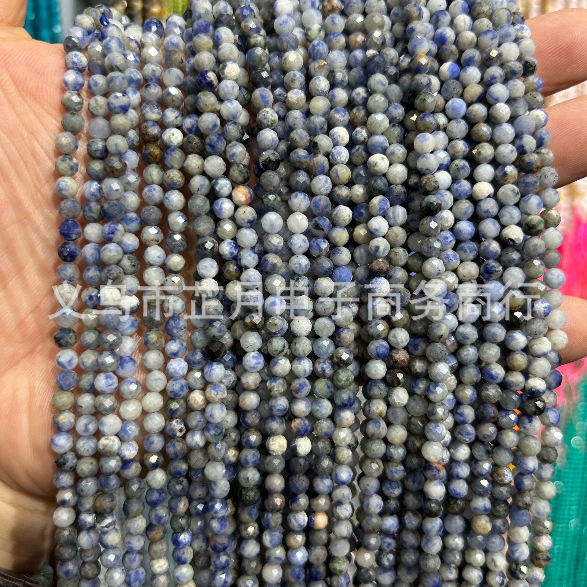 Pequeñas cuentas 2mm3mm4mm facetas todo tipo de ágata Cristal de piedra natural granos sueltos DIY joyería pulsera collar