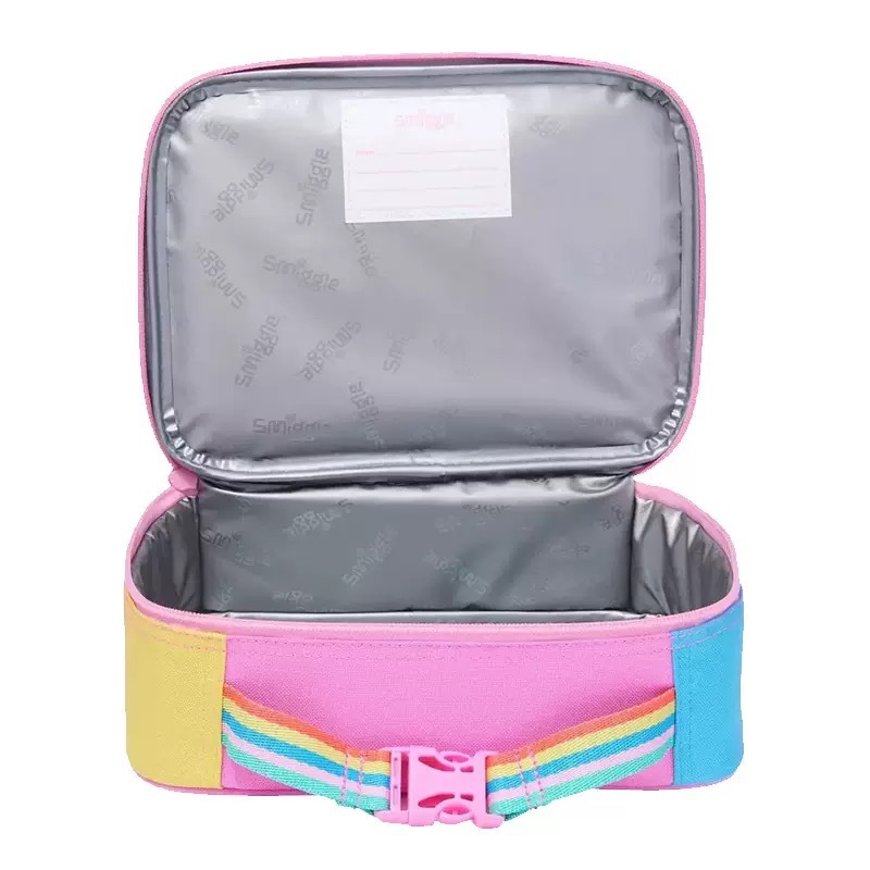 Australia Smiggle Student Rainbow Flower Mochila Mochila para jardín de infantes para niños, taza de agua, lonchera, bolsa de comida