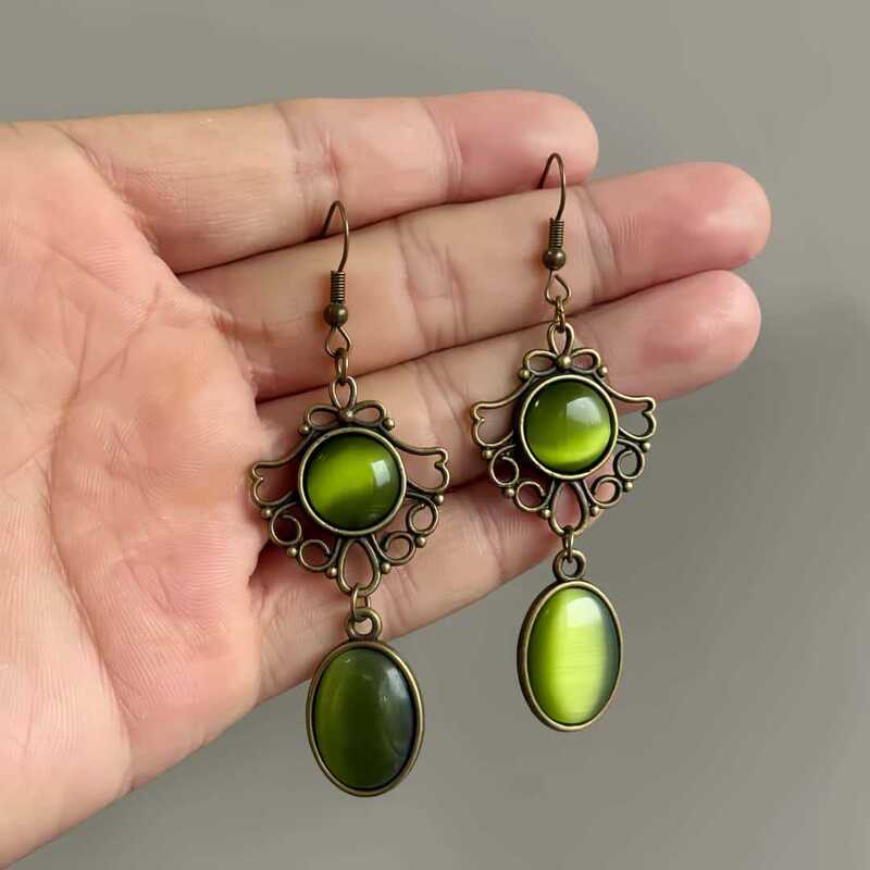 Pagan Witchcraft, Medieval Gothic, Celtic Retro, Victorian Era, Antique Green, Factory Direct Sales Pagan Witchcraft, Medieval Gothic, Celtic Retro, Victorian Era, Antique Green, Factory Direct Sales