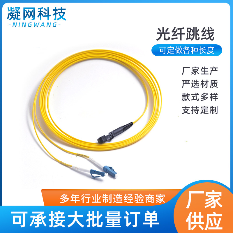 厂家供应MTRJ-LC 3米单模光纤跳线 光纤跳线种类