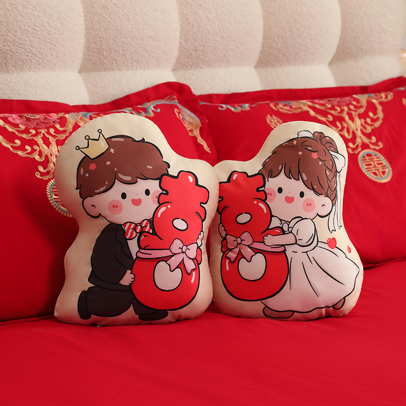 Almohada feliz para casarse con un nuevo tipo de muñeca de prensado de alta calidad para dar a la novia regalo de boda muñeca image 14