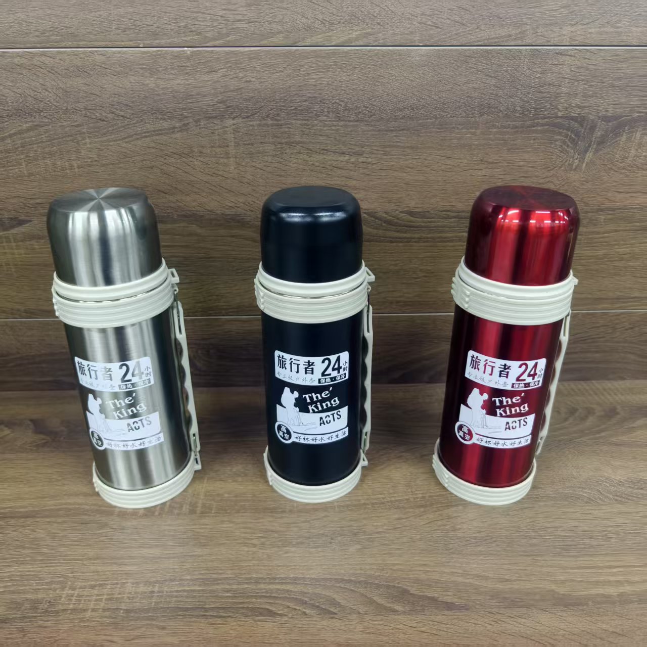 도매 남녀 대용량 야외 스포츠 휴대용 보온병 냄비 304 스테인레스 스틸 1.2L 여행 냄비