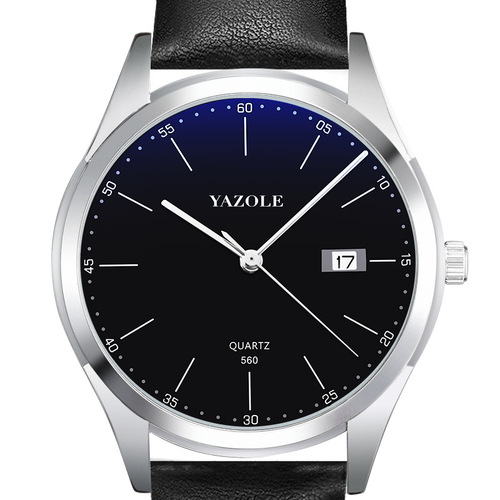 yazole 560 watch wholesale manufacturer foreign trade steel band quartz watch calendar waterproof men's watch men's watch