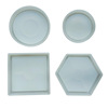 Round square epoxy resin, mold, silica gel crystal, handmade