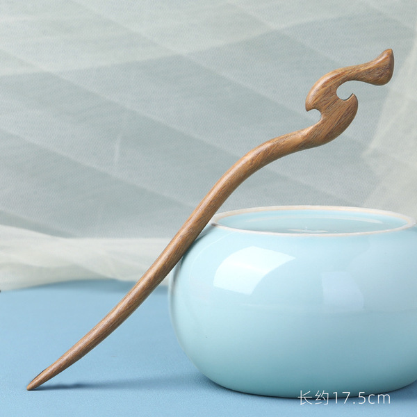 Chinese hairpin green sandalwood