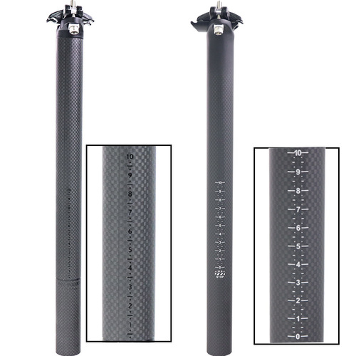 Unlabeled LOGO lightweight version of carbon fiber bicycle seat post/27.2/30.8/31.6 dead flying seat post