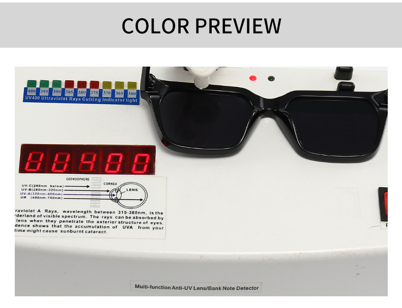 Nouvelles lunettes de soleil carrées papillon pour hommes, défilé de mode européen et américain, lunettes de soleil à la mode, lunettes de soleil transfrontalières 3407_voghion.com