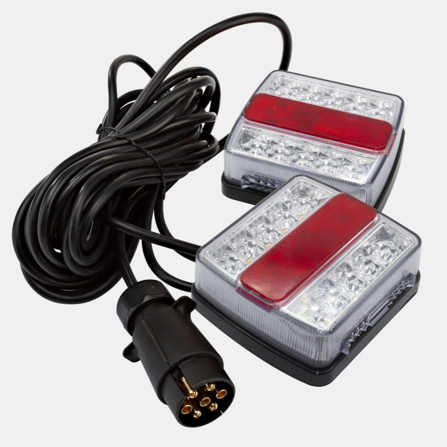 TM4014 задний фонарь, аксессуары для прицепа, задний фонарь для прицепа в сборе, светодиодный задний фонарь для прицепа с магнитом