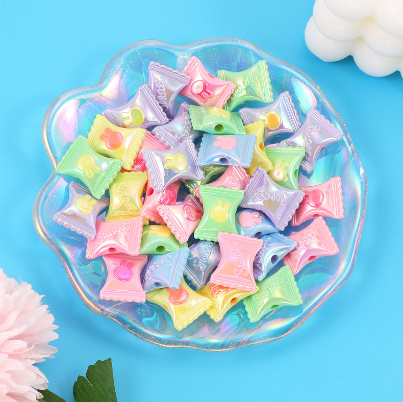 DIY Jewelry Accessories Classification 1 Piece Arylic Rabbit Candy DIY Jewelry Accessories