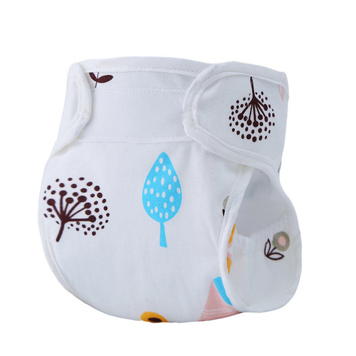 Combed cotton water-permeable diaper pants, made of cotton material, leak-proof, moisture-absorbent, urine-reducing, soft and comfortable, high-quality printed diaper pants for wholesale