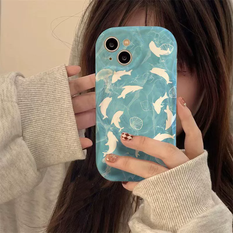 Apple, совместимый чехол для телефона, iPhone15, мультяшный iPhone15 Pro, 16promax