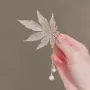侧边气质流苏夹子鸭嘴夹