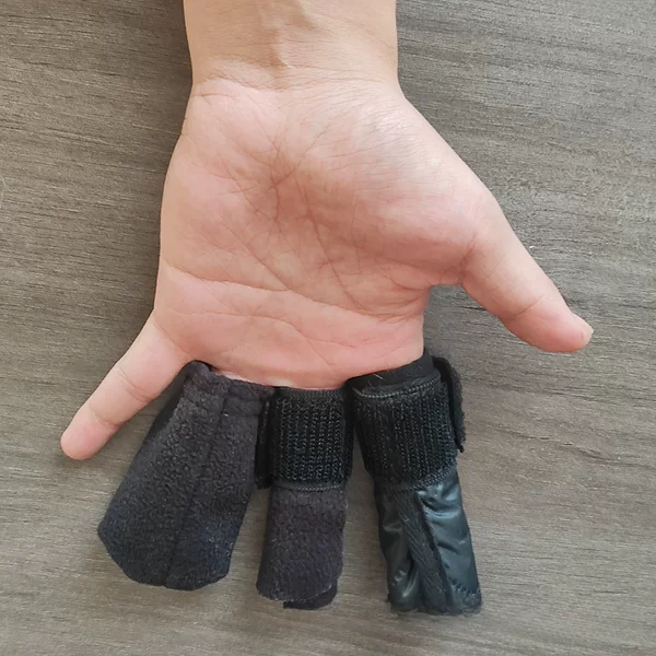 Yuqilin warm finger cover broken finger warm cover finger head injury anti-freezing fleece-lined thick broken finger cold-proof cotton cover