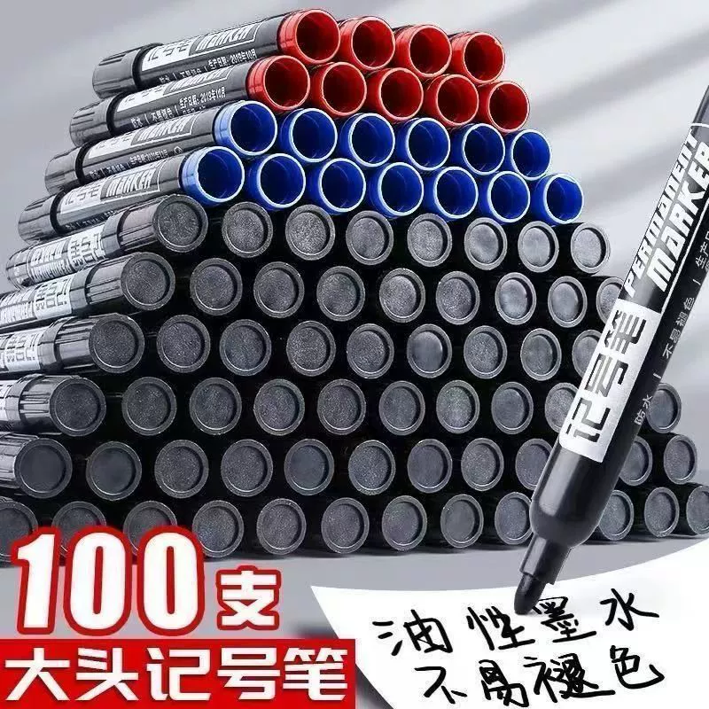 Permanent marker 700, large capacity waterproof quick‑dry oil‑based, broad tip