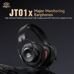 跨境供应新款JT01x头戴式监听耳机入门级电影音乐录音室有线耳机