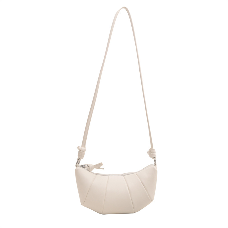 Bolso de cuerno de toro francés, bolso de hombro de mujer 2024, nuevo bolso de bolsillo de moda, bolso de cinturón simple