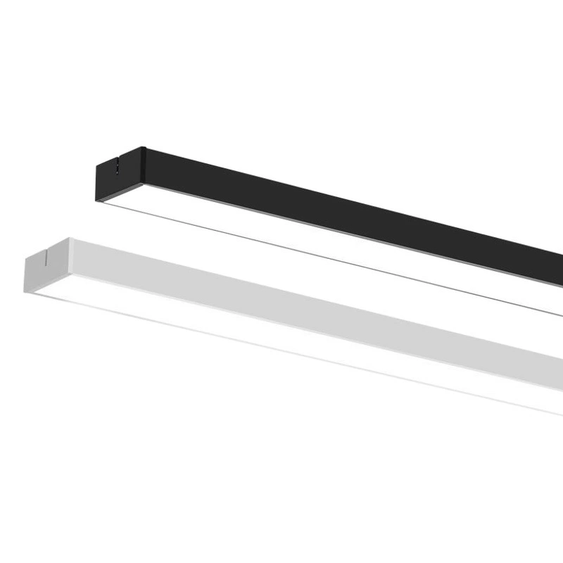 Fangtong лампа Светодиодная офисная лампа полоса лампа офис супермаркет магазин Коммерческая алюминиевая Подвесная лампа полоса люстра на заказ