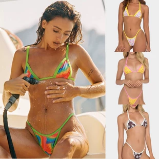 Плавки-раздельные купальные, Sexy лента, коллекция 2023, европейский стиль