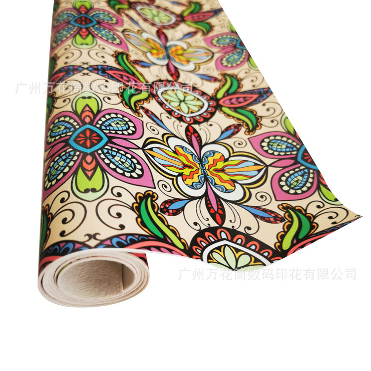 皮革个性印花人造革PUPVC定制印花数码打印来图定制潮流哑光皮具