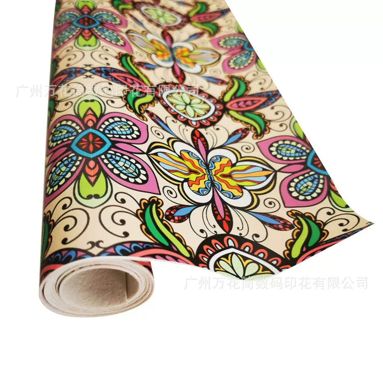 皮革个性印花人造革PUPVC定制数码打印来图哑光皮具皮带质感鞋用