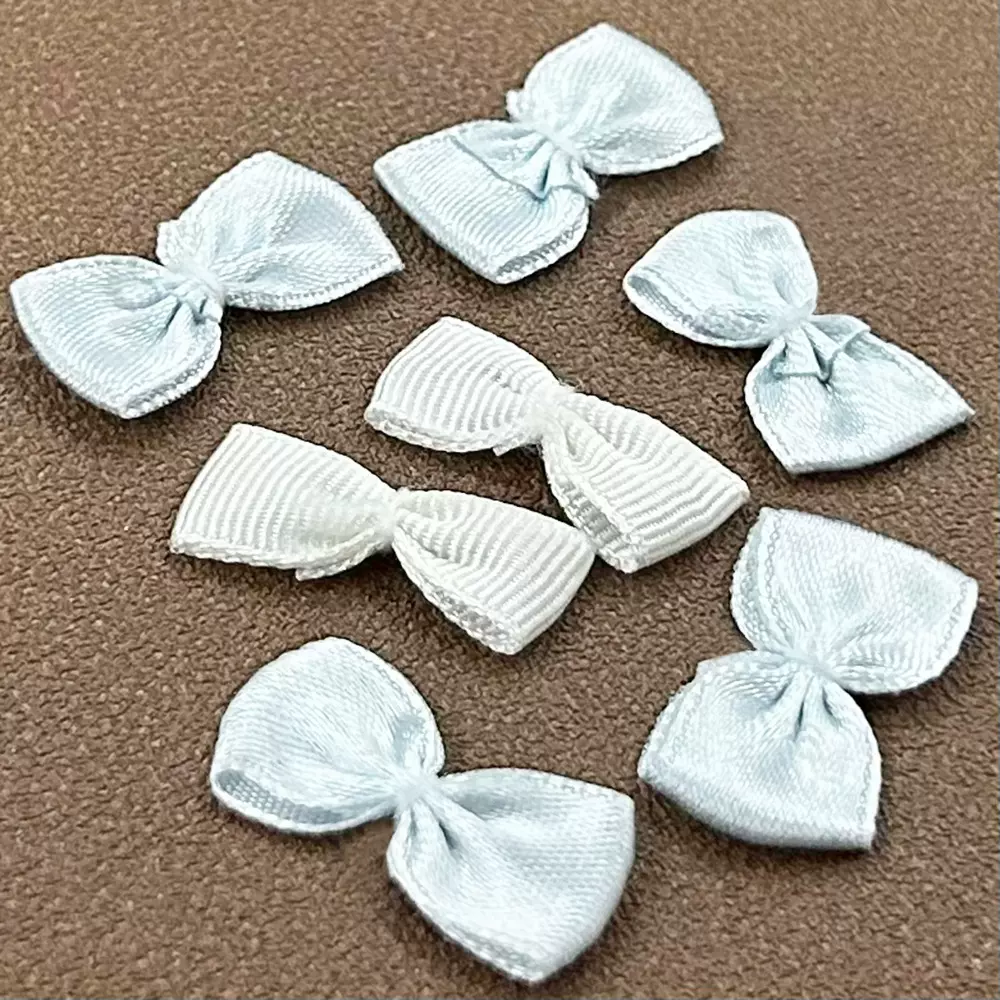 厂家现货手工蝴蝶结 涤纶丝带内衣配饰服装辅料 枕头花机打蝴蝶结