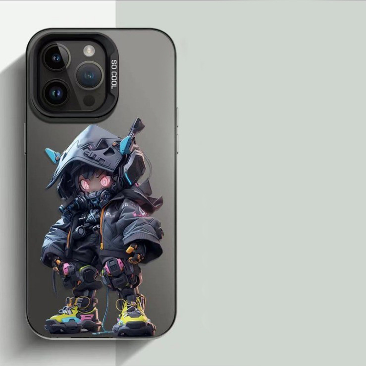 Cool Colorful Silver Mech Youth 15plus Phone iPhone 14 Case Promax Apple 12/1_voghion.com