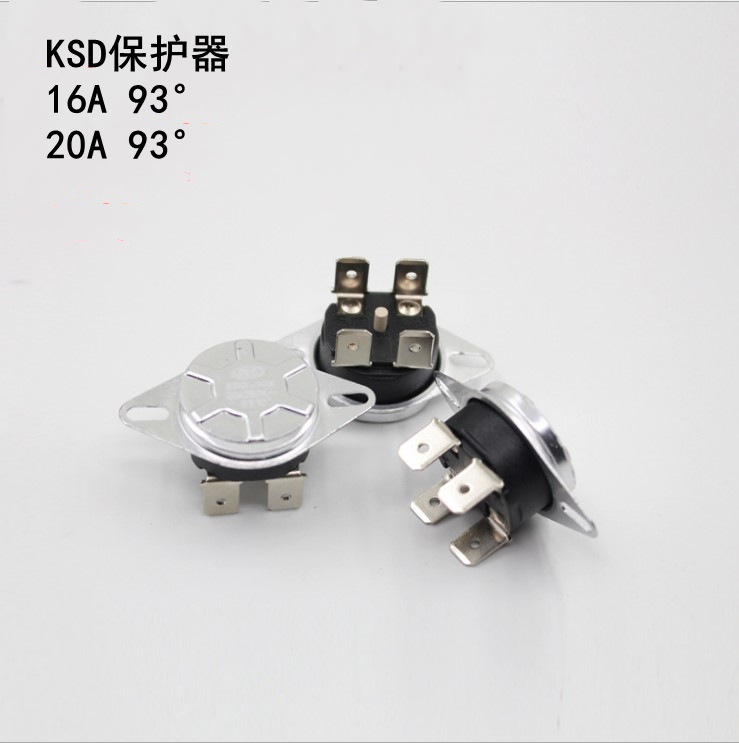 Electric water heater temperature limiter KSD302X/s/T accessories 93 ℃ thermostat 15/20A overtemperature protector