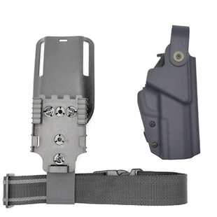 Thickened and Hardened Plastic Steel Sinking Leggings 92A Gun Holster Quick Set Thumb Unlocking Quick Pull Set Chest Hanging 92g Quick Release Manufacturer