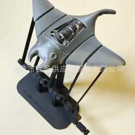 蝙蝠造型飞行器模型 拼装支架摆件 Manta Ray Aircraft Model168