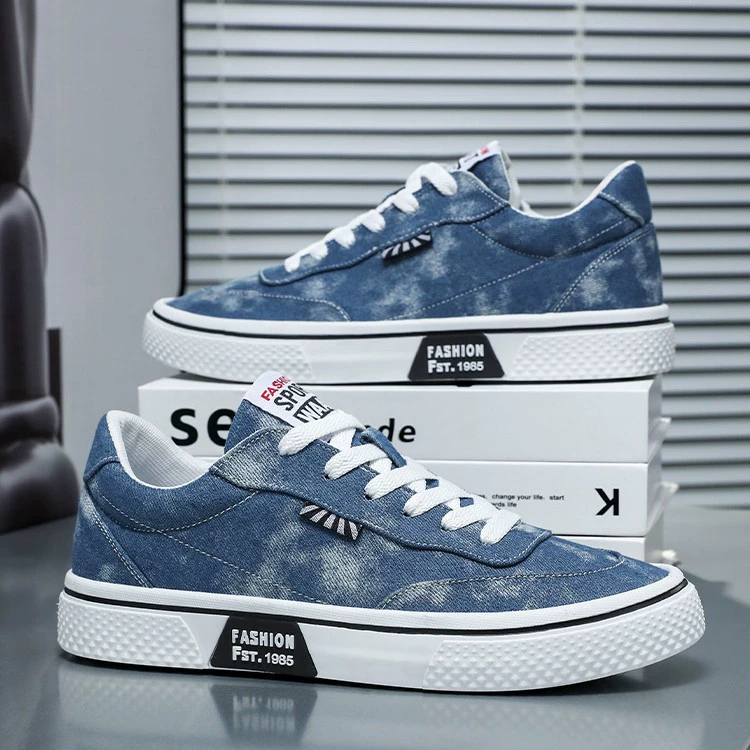 Мужские модные кроссовки больших размеров из канваса, тренд 2025 года, универсальные, популярные, повседневные, спортивные