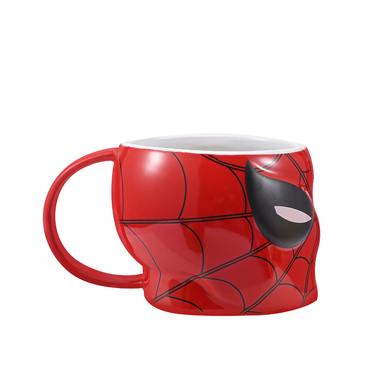 Cross-border Marvel Spider-Man cerámica taza Naruto Hokato taza de agua de gran capacidad taza de marca personalidad taza de anime Hulk