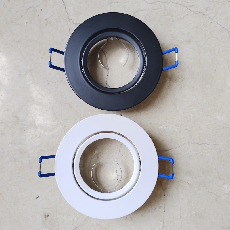 Soporte para Foco LED Empotrado MR16/GU10, Anillo Decorativo