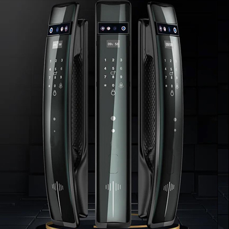 半导体全自动智能锁 猫眼可视指纹锁远程开锁抓拍