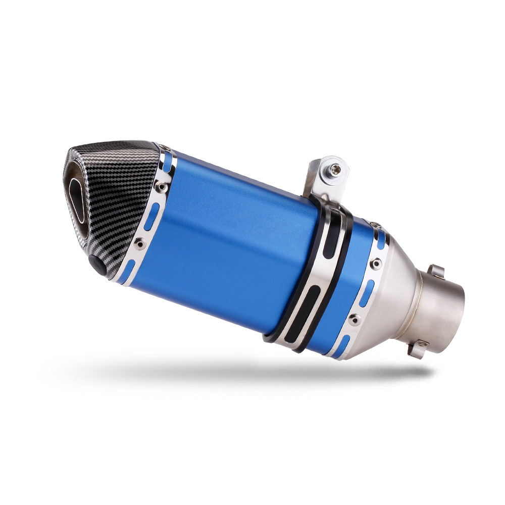 Motorcycle Scooter Ghost Fire Rs100 Qiaoge Jinzhan 6 Gy6 Universal Exhaust Pipe Tail Section Modification Small Hexagon