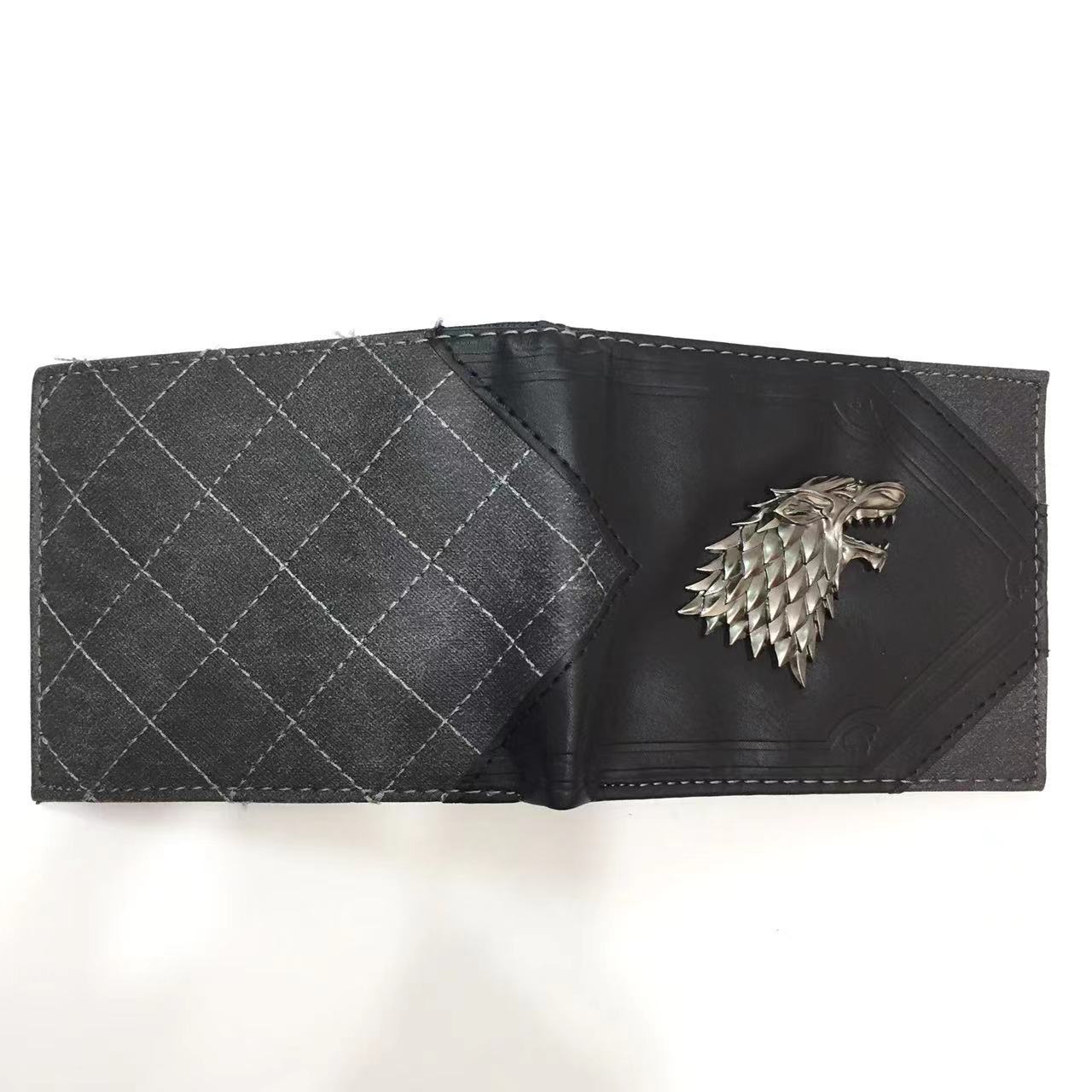 Super Hero metal cartera Juego de tronos corto logo hombres y mujeres bolsa dinero Avengers monedero