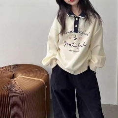 女童卫衣春秋款2025新款儿童洋气时髦衣服秋季女大童秋季长袖上衣