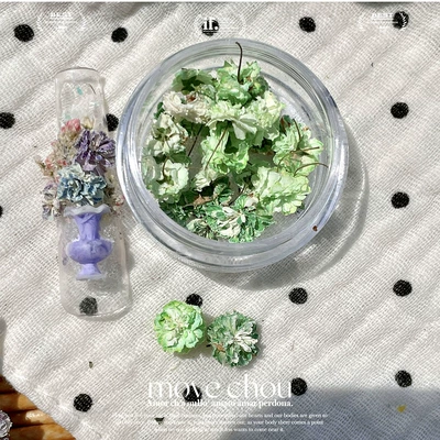 Nail Art Jewelry, Dırnaq bəzəkləri - green-20-pieces-with-desiccant
