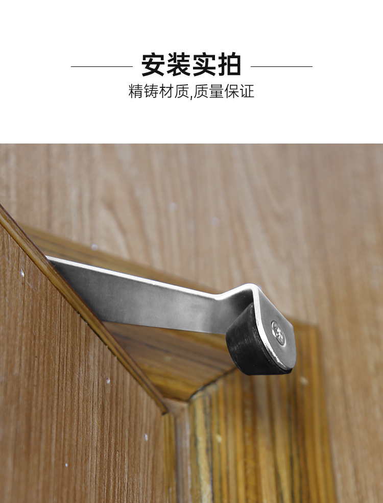 304不锈钢门挡 左右开门顶缓冲静音90度门阻木门橡胶限位器门吸-阿里巴巴
