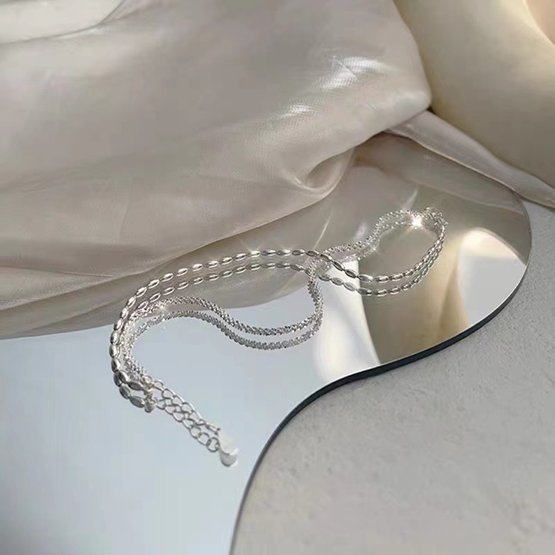 100g Weight Bracelets Classification 1 Piece Quantity Daily Occasion 925 Sterling Silver Bracelets Simple Style