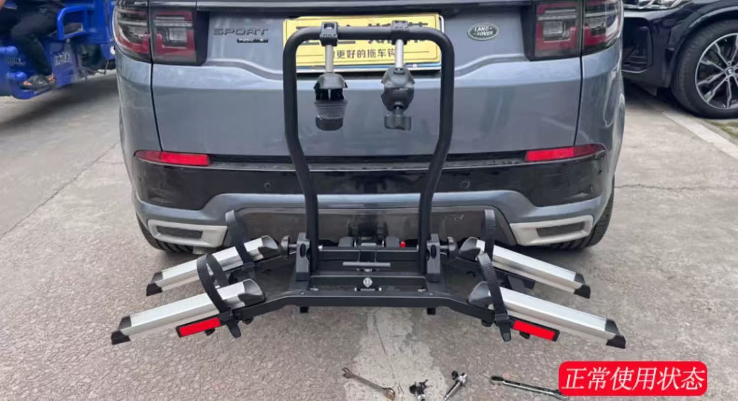 Car-Mounted Bicycle Rack, Motorcycle Rear Rack, Suv Rear Rack, Trunk Square Mouth Foldableing Bicycle Rack