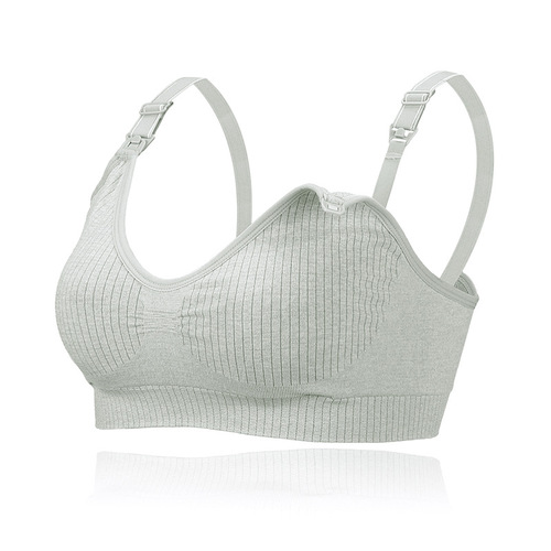 Postpartum Maternity Wireless Front-Opening Plus-Size Nursing Bra | Seamless, Comfortable Breastfeeding Bra | Maternity Underwear