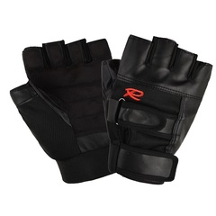 Cross-border wholesale PU leather men's imitation leather half-finger motorbike gloves sports fitness riding outdoor motorcycle foreign trade