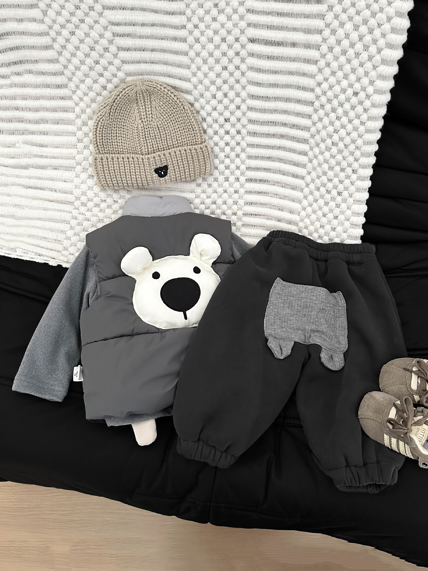 Chaqueta de algodón para niños fresco nuevo invierno bebés invierno calentamiento grueso chaqueta de invierno para niños chaleco de clip de caballo universal
