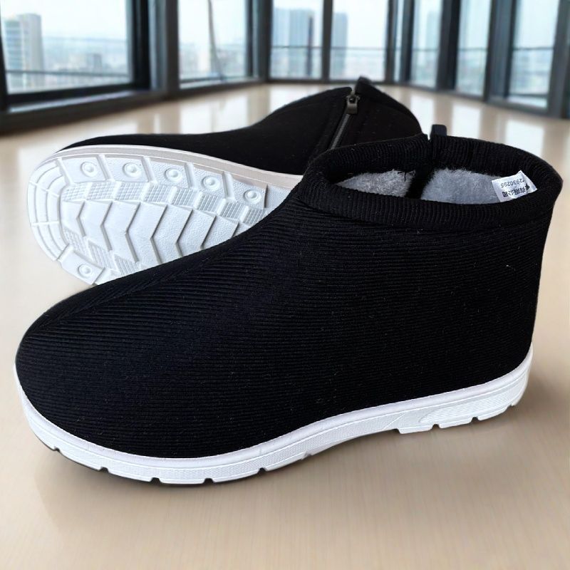 Winter insulated keep warm non-slip slippers for men and women…