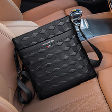 英皇保罗真皮斜挎包男款单肩包男士包包2024新款轻便多功能通勤包