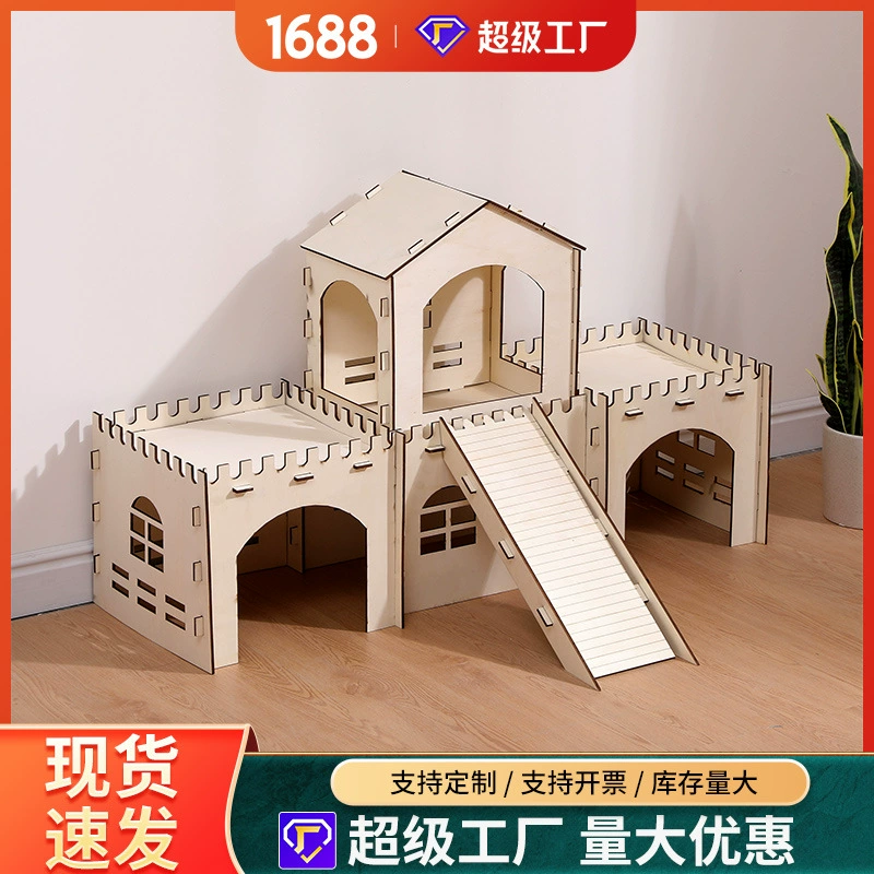 Деревянный кролик, игрушка, домик на все сезоны, питомец